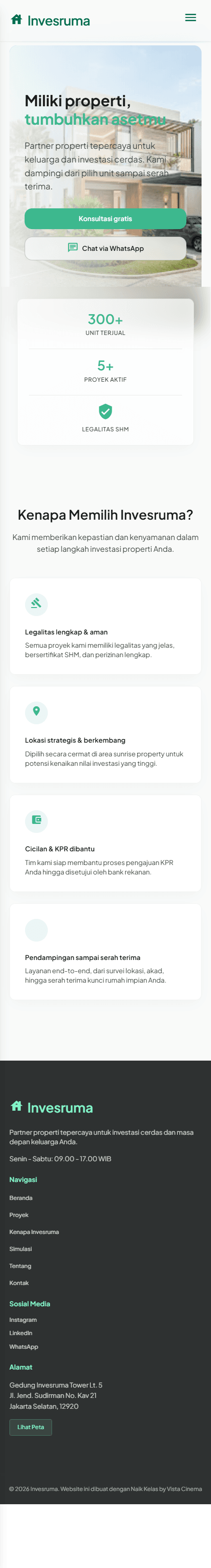 Desain website Invesruma