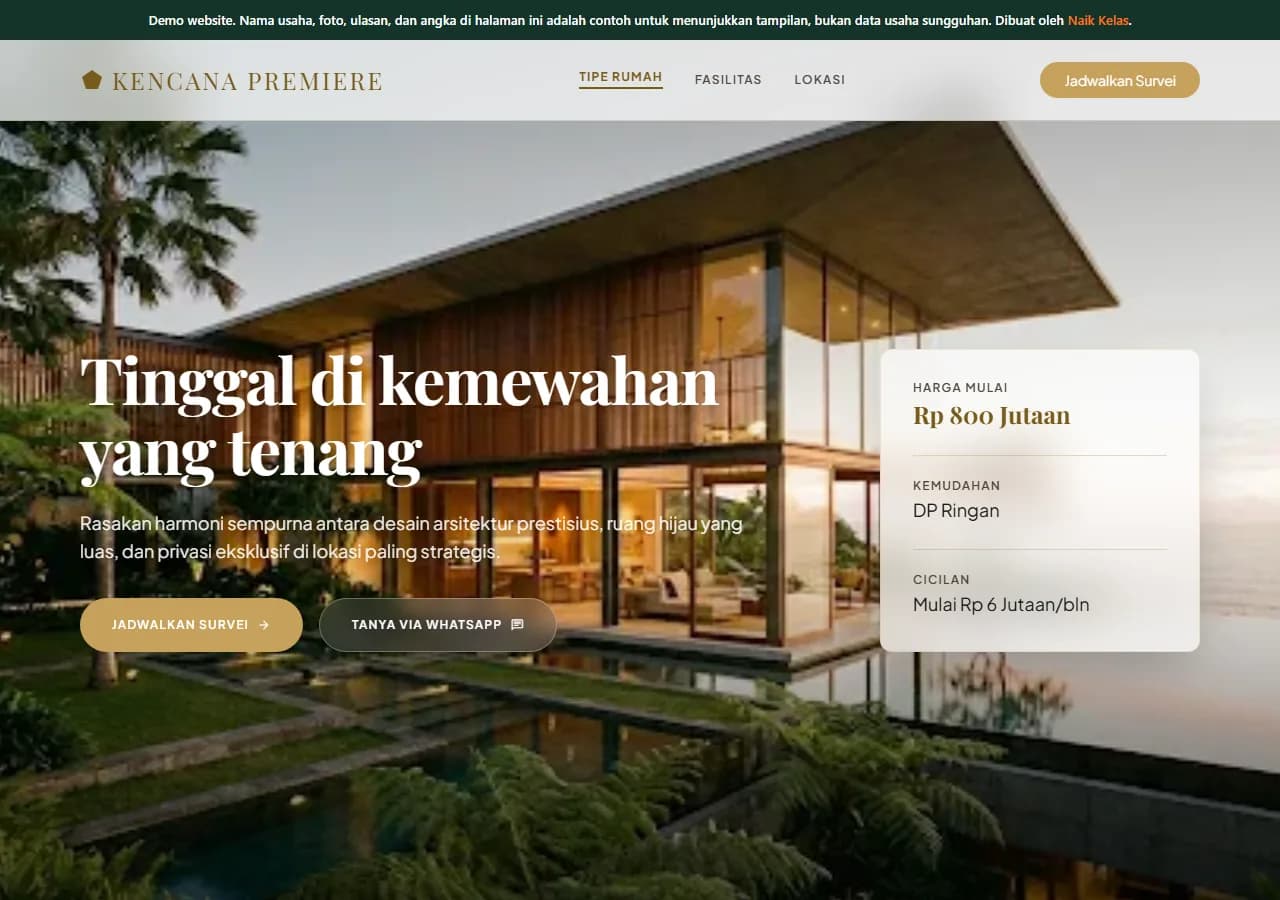 Contoh jasa pembuatan website perusahaan dan corporate